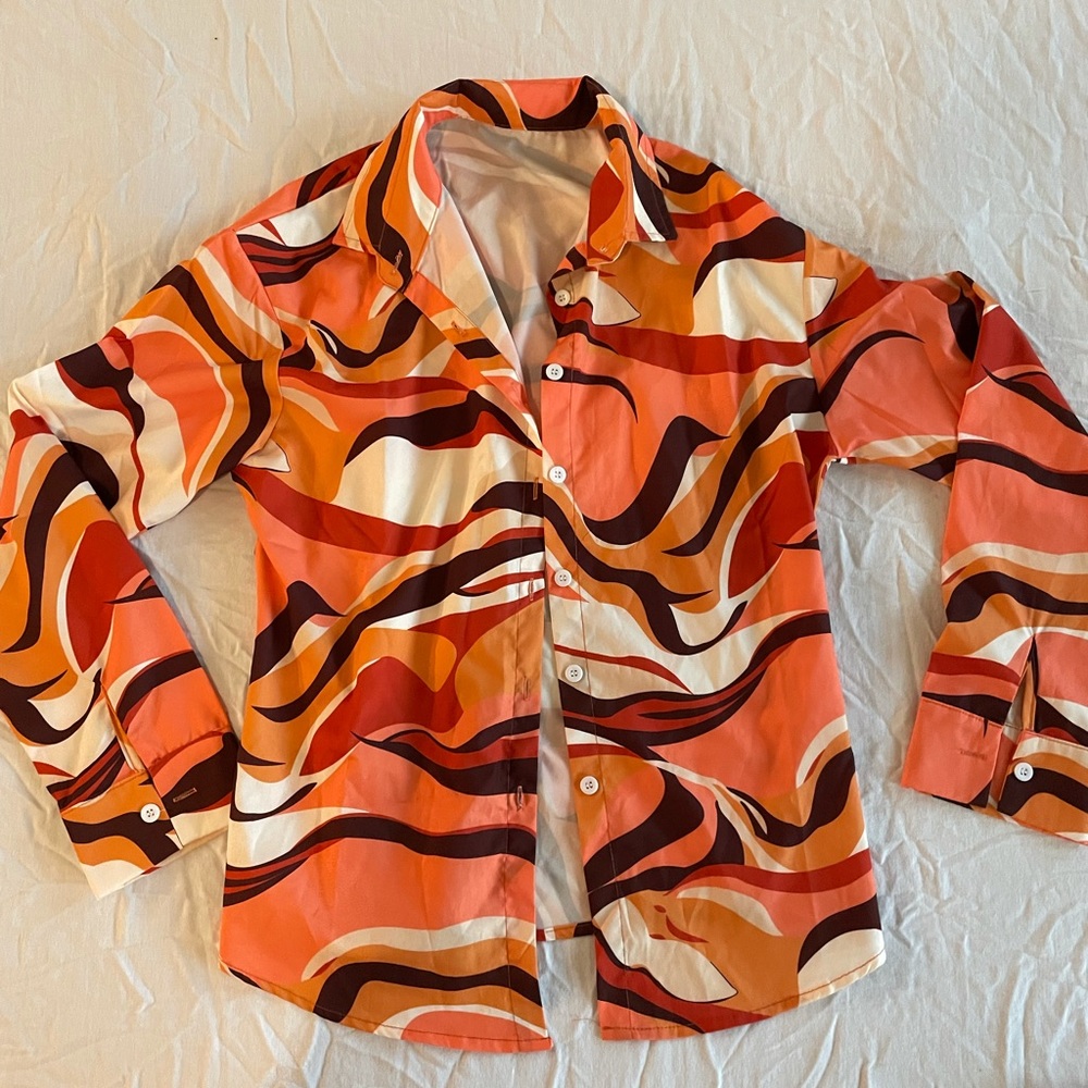 Y2K button up
